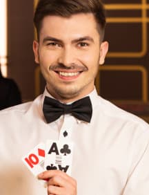 Szene aus dem Live-Segment des Betninja Casinos